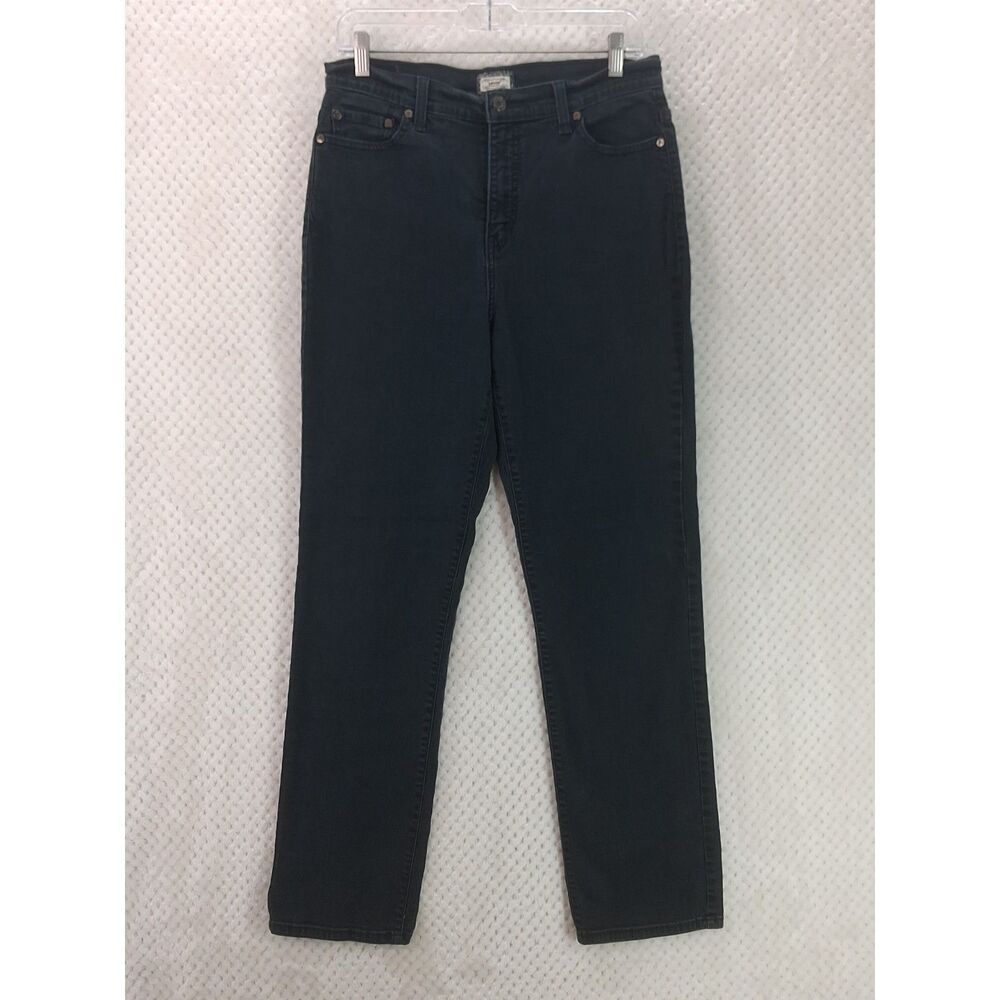 Levi's 512 Women's 16 Medium Perfectly Slimming Straight Black Jeans